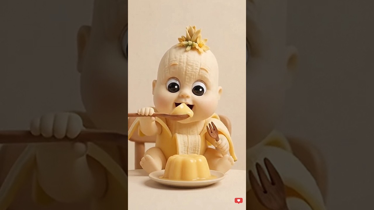 Cute Baby Eating Banana ASMR #baby​ #banana​ #asmr​ #mukbang​ #foryou​ #shorts​ #shortsfeed​ #viral​