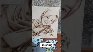 Download lagu Finishing Lukis Bakar #pyrography #woodburning #lukisbakar mp3