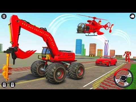 Monster Crane Robot Game