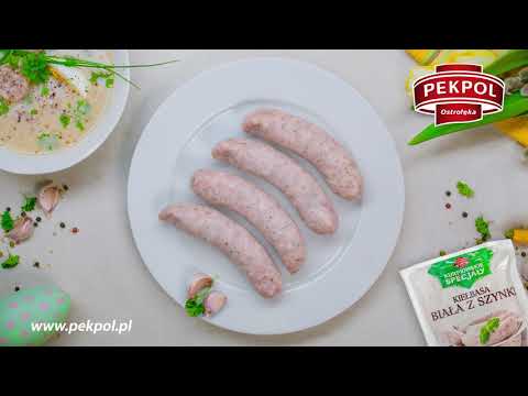 Zniknij smacznie Kiełbasę białą PEKPOL z szynki