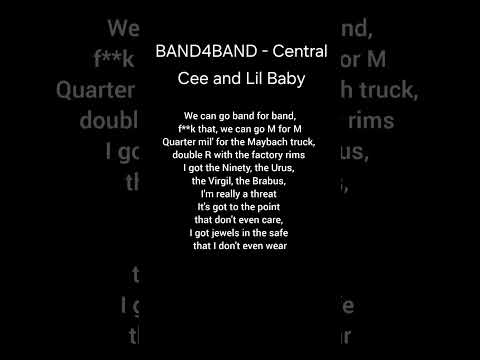 BAND4BAND - Central Cee and Lil Baby#centralcee #lilbaby #band4band #lyrics #music #song #songlyrics