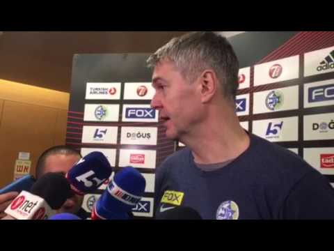 Ainars Bagatskis Maccabi Tel Aviv Coach prior to Euroleague game vs Galatasaray 23/1/17