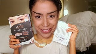 TRYING ON EYEBROWS!! EYEBROW HAUL.