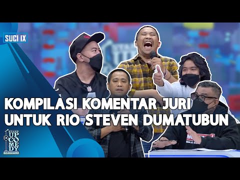 [KOMPILASI] Komentar Juri untuk Rio Steven: NO DEBAT BANGET - SUCI IX