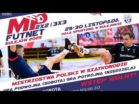 Mistrzostwa Polski w Siatkonodze 2x2 - Sulejów 2025