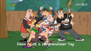 Musik-Video-Miniaturansicht zu Heute ist ein grandioser Tag Songtext von Phineas und Ferb Hörspiel