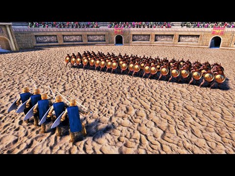 5 GOLDEN KNIGHTS vs 100x EVERY UNIT - Ultimate Epic Battle Simulator