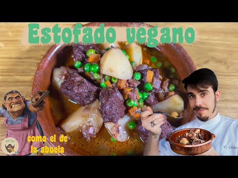 Como el de la ABUELA!! Estofado VEGANO de SEITÁN