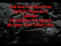 Demon Hunter - I Am a Stone (Lyrics on Screen ...