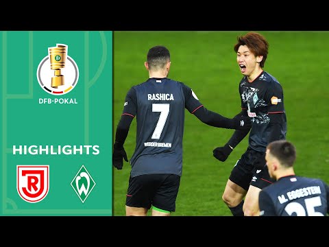 Osako schießt Werder weiter | Jahn Regensburg - Bremen 0:1 | Highlights | DFB-Pokal Viertelfinale