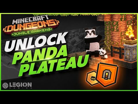 How To Unlock Panda Plateau | New SECRET LEVEL - Minecraft Dungeons Jungle Awakens DLC