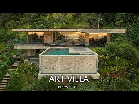 Rustic Luxury in Concrete and Adventurous Design | Art Villa