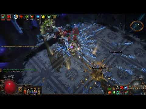 Path of Exile - Lightning Strike Raider 3.13 - mapping and boss quick showcase