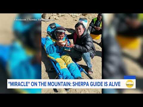 'Miracle': Sherpa missing for 6 days on Mount Everest found alive