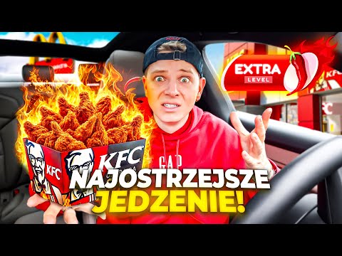 TESTUJĘ NAJOSTRZEJSZE JEDZENIE Z MENU Z FAST FOODÓW 😱 | Dominik Rupiński