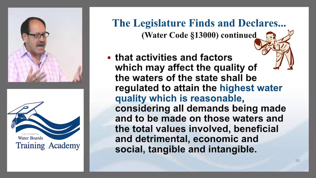 Water Quality Goals Part 1