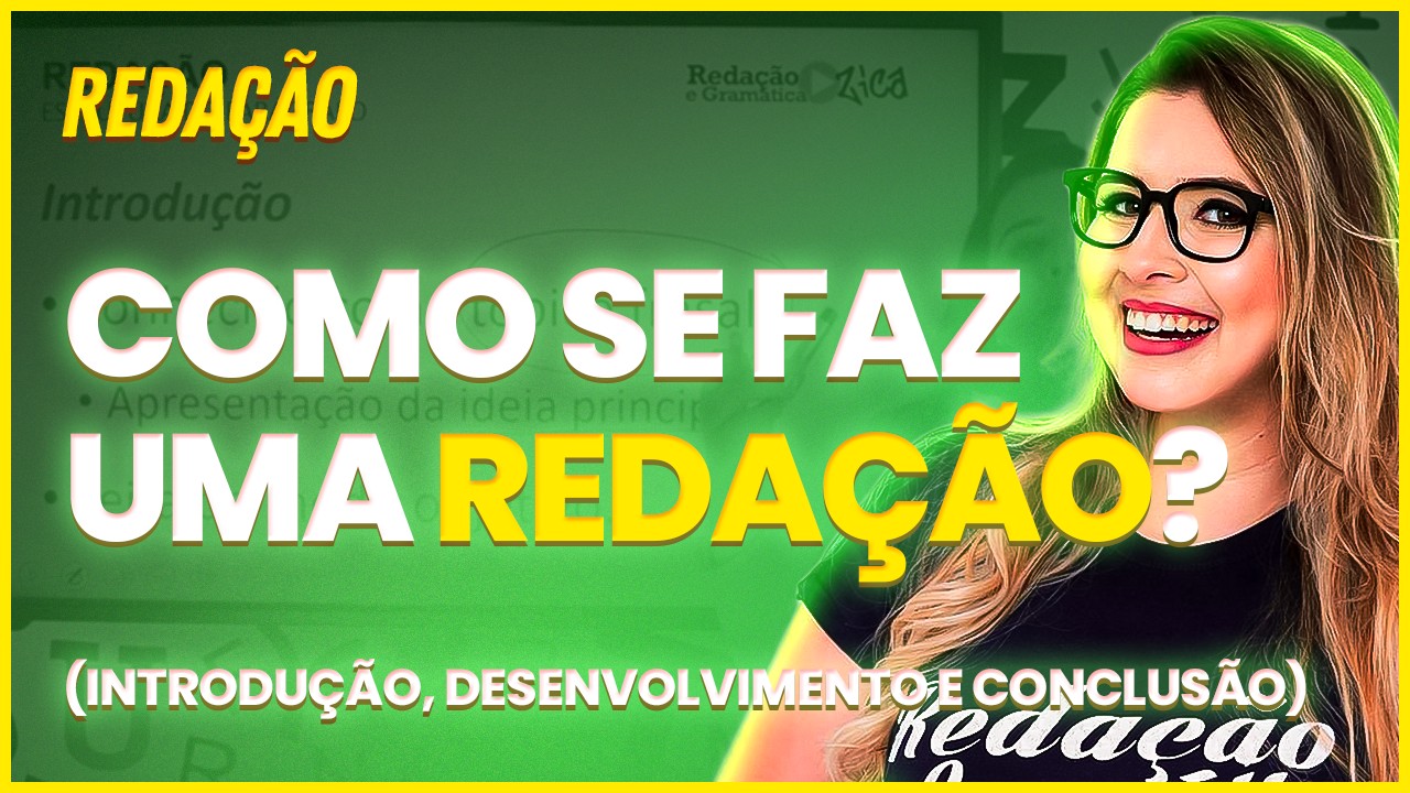 🤩 [DICA INFALÍVEL] COMO SE FAZ UMA BOA REDAÇÃO? - Professora Pamba