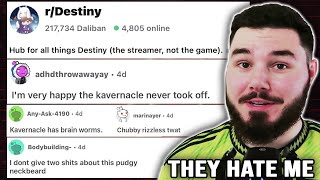 The Destiny Subreddit absolutely HATES ME