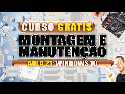 AULA 21 - COMO INSTALAR O WINDOWS 10 - CURSO GRÁTIS MANUTENÇÃO DE COMPUTADORES ANDRECISP