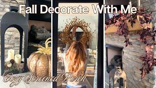 🍂 COZY FALL DECORATE WITH ME 2025! 🍂 | SCREENED PORCH FALL DECOR | NEUTRAL FALL DECOR FOR 2025