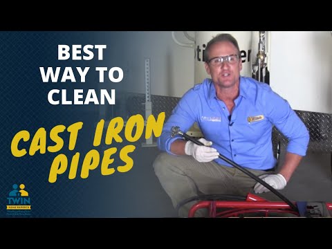 The best way to clean cast iron pipes