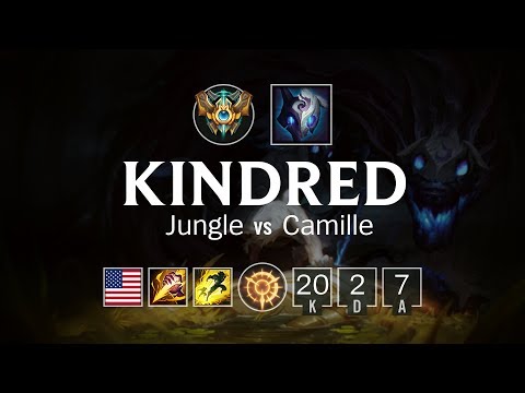 Kindred Jungle vs Camille - NA Challenger Patch 8.14