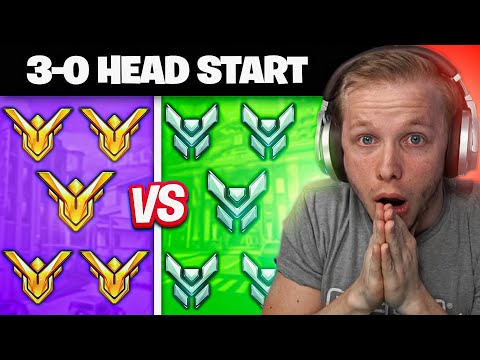 5 MASTERS vs 5 PLATS, But Masters Have To AFK Until 3-0!