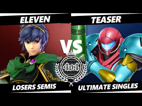 4o4 Smash Night 93 - GUMP2| Eleven (Hero, Dark Pit, Marth) vs Teaser (Samus) - Losers Semi-Final