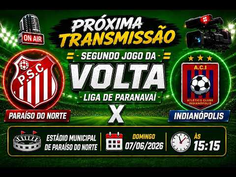 PARAÍSO S.C  X A.C.INDIANÓPOLIS,GRANDE FINAL DA LIGA DE FUTEBOL AMADOR DE PARANAVAÍ.