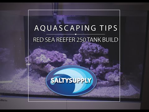 Salty Supply Tank Build Part 3 - Reef Aquascaping - CaribSea LifeR…