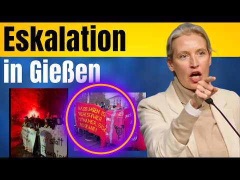 Gießen eskaliert: Weidels klare Ansage an die Antifa! 
