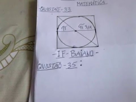 Resolução de questões da prova do IF-BAIANO -2016