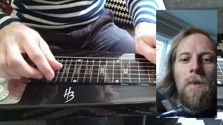 Video thumbnail for Review: Harley Benton "Slider II" lap steel with "stand" (legs) by Thoracius Appotite