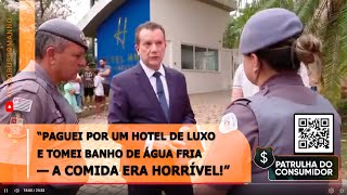 “Paguei por um hotel de luxo e tomei banho de água fria — a comida era horrível!”