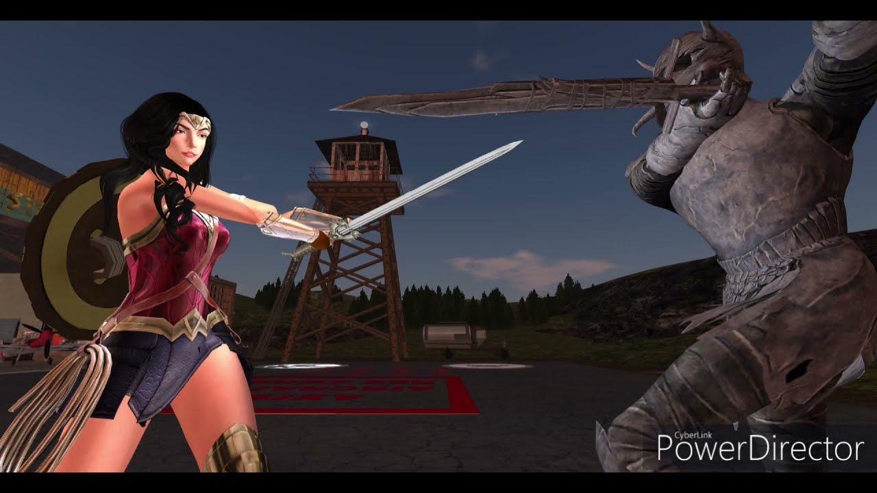 ワンダーウーマン対アレス　４番勝負