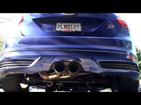2014 Focus ST MBRP Catback // Cold Start and Revs