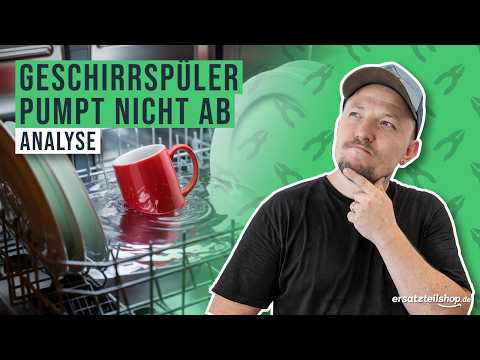 Deine Spülmaschine pumpt nicht ab? Das hilft sofort!