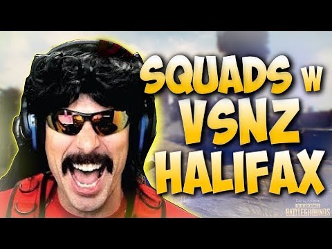 DrDisRespect Squads with VSNZ, Halifax and LordMolu on PUBG (7/6/18) (1080p60)