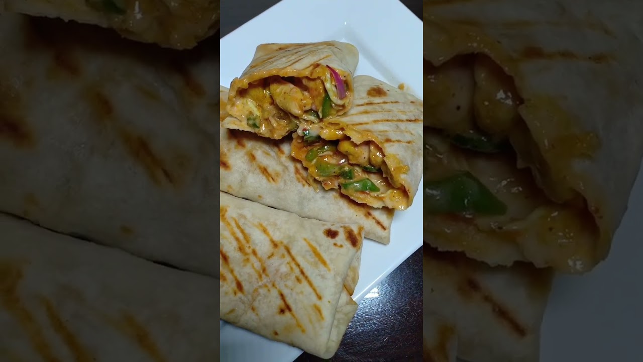 Chipotle Chicken Wrap Recipe | Easy & Delicious restaurant Style 🌶️|by@dailycookingwithshahana