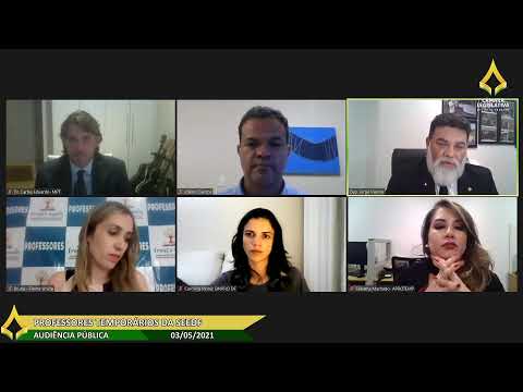 Audiência Pública Remota - Professores temporários da SEEDF 03/05/2021