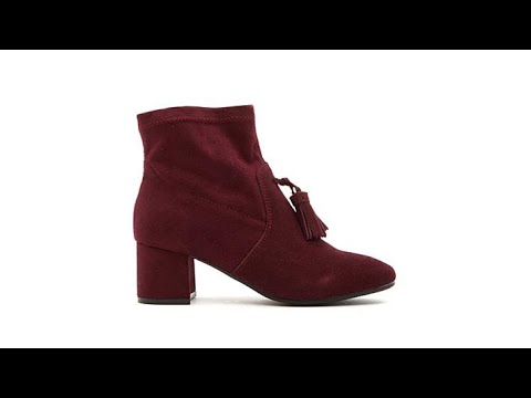 Sporto Samantha Waterproof Suede Bootie with Tassels