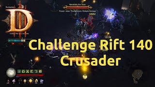 Diablo 3 - Challenge Rift - Challenge 140 - Crusader - Failed