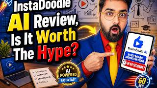InstaDoodle Review 2026 | InstaDoodle Tutorial | whiteboard animation video