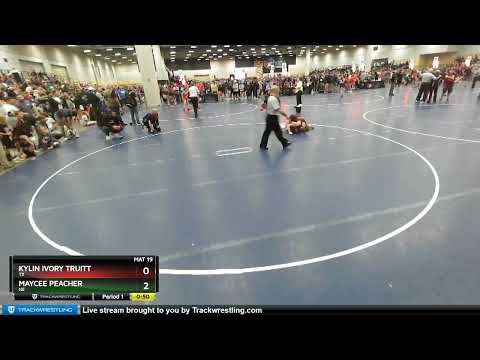 112 Lbs Champ. Round 2 - Kylin Ivory Truitt, TX Vs Maycee Peacher, NE Fb27