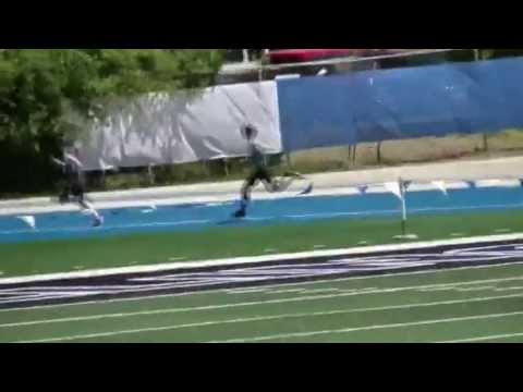 2A 400m Dash Prelims Heat 3 - IHSA Boys State Track 2013