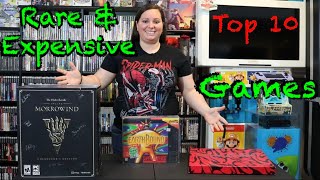 My Top 10 RARE and EXPENSIVE Video Games in the Collection! Part 1!