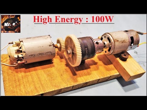 Run 1500W DC Motor with 3V cell New Amazing Hack
