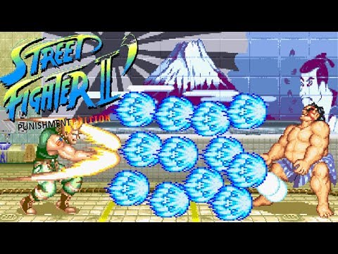 STREET FIGHTER II PUNISHMENT EDITION (V.1) (ARCADE CPS1) 1CC GUILE PLAYTHROUGH (FULL GAMEPLAY)
