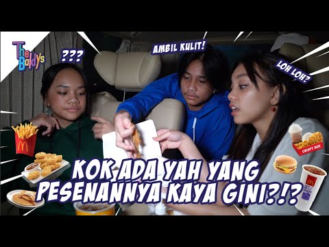 The Baldys - Drive Thru Order Makanan Mobil di Depan Kita! Kok Pesenannya Gini?! | Bocah Only