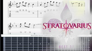 (Best Guitar Lesson) Stratovarius - Keep The Flame